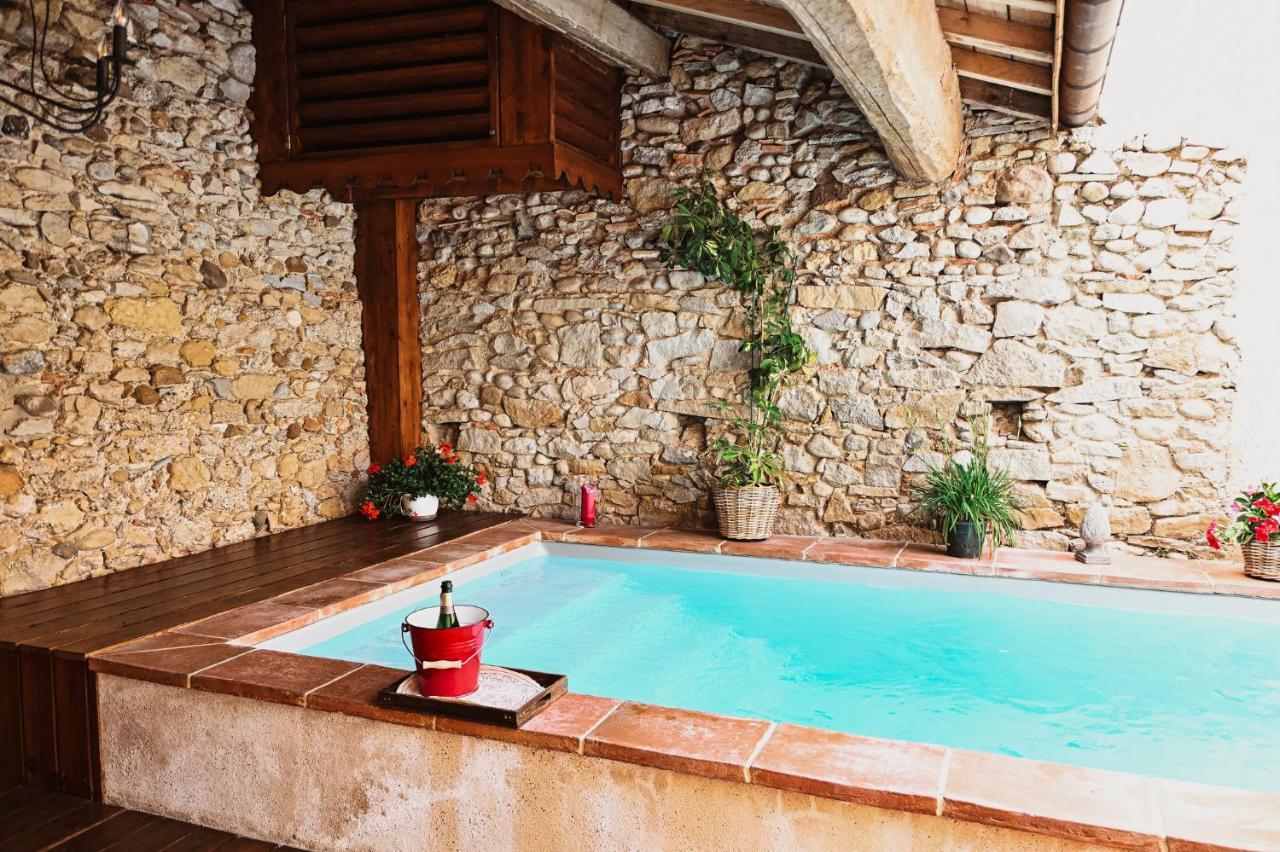 Demeure De La Carmine, Sejour Bien-Etre D'Exception, Piscine, Hammam, Champagne Acomodação com café da manhã Mirepoix  Exterior foto